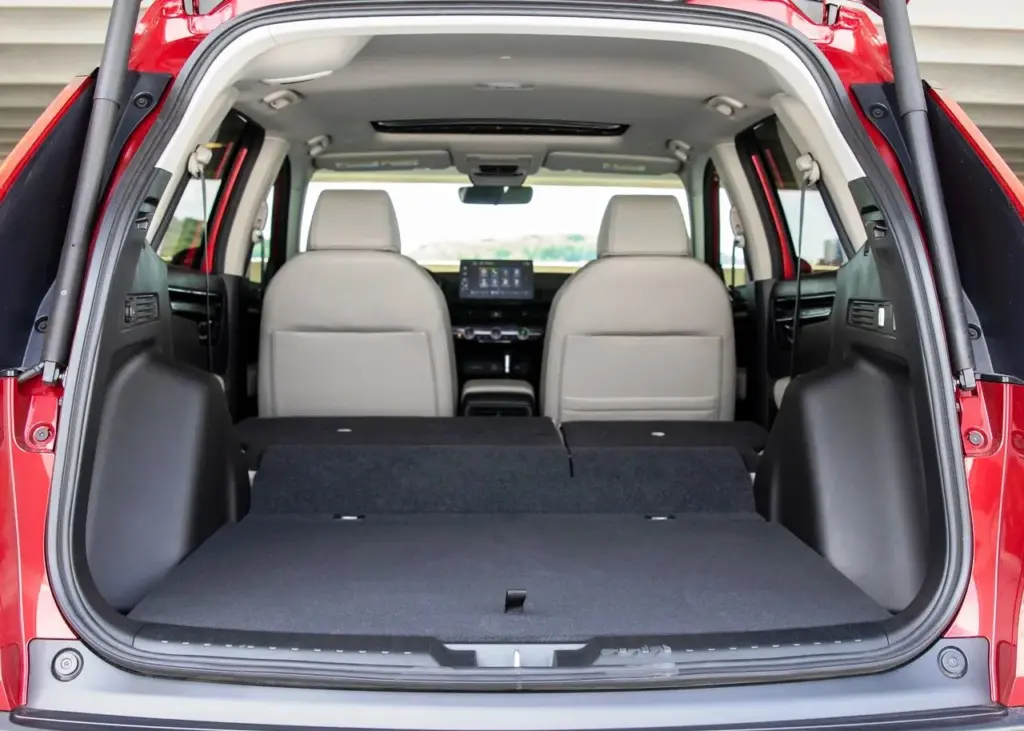 Cargo Room of Honda CR-V On Radiant Red Metallic