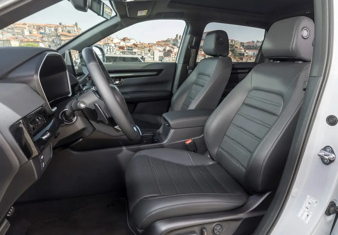 Honda CR-V Black Leather Interior