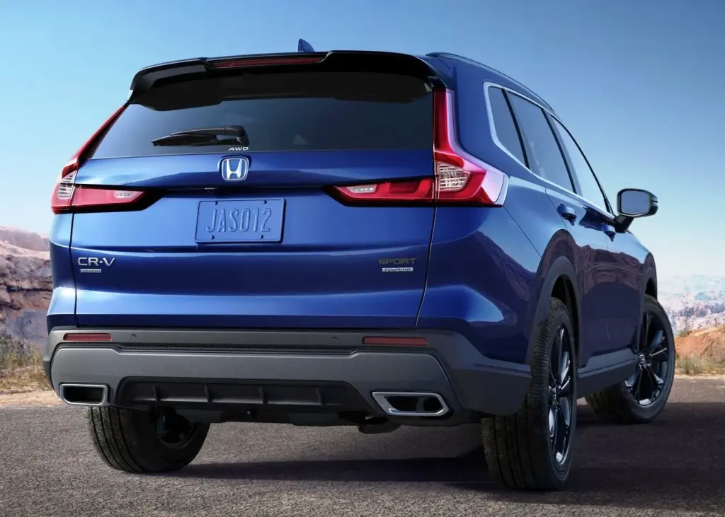 Honda CR-V Canyon River Blue Metallic Back end