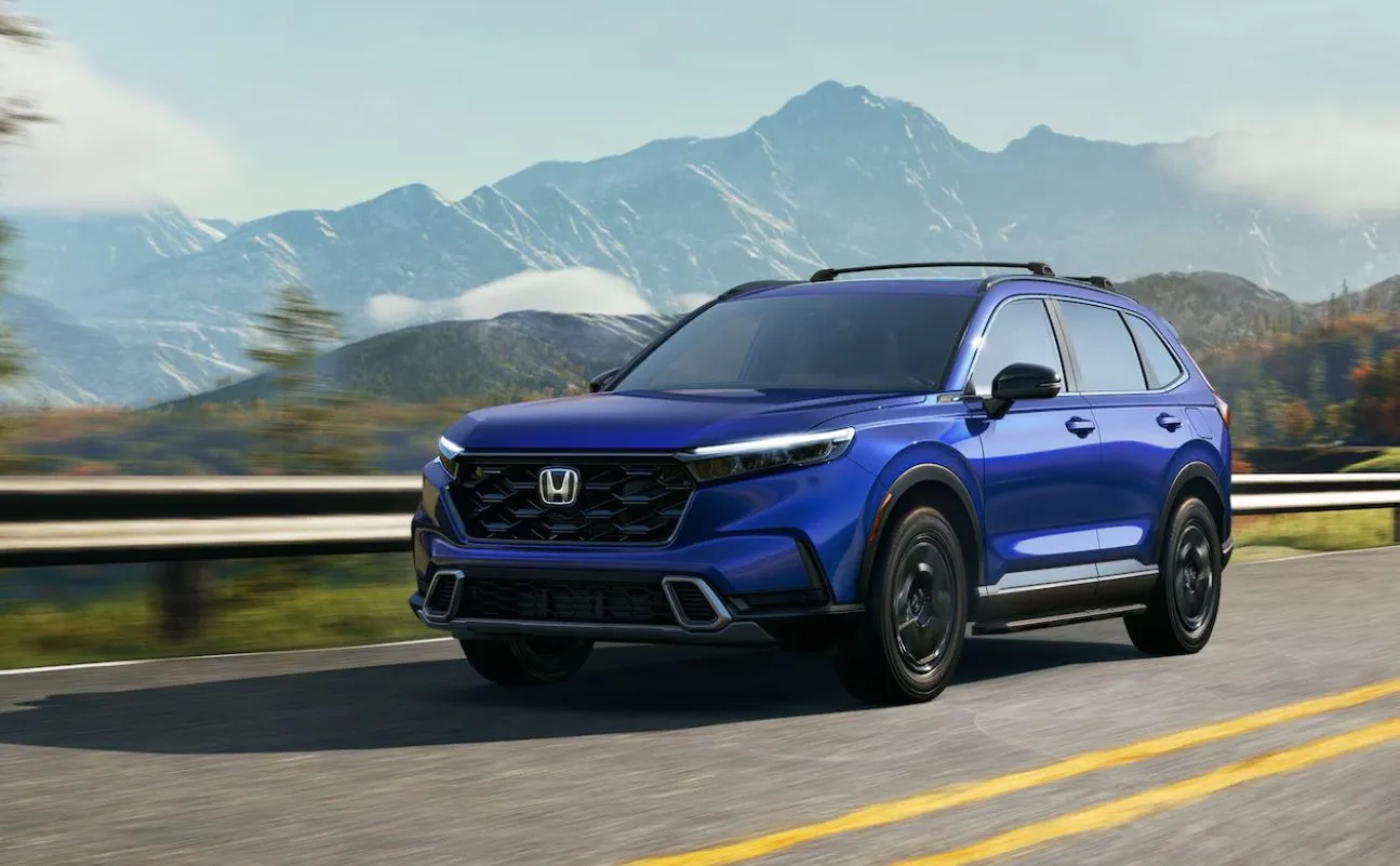 New Honda CR-V on Blue Still Night Pearl