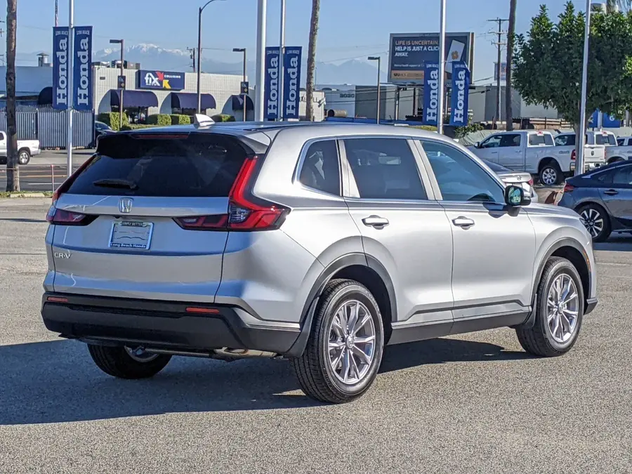 The Solar Silver Metallic Honda CR-V EX Model