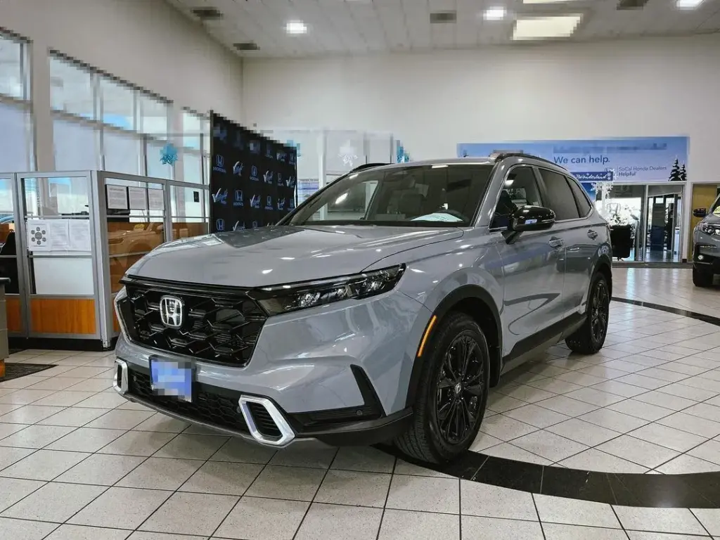 Urban Gray Pearl CR-V Sport Touring Hybrid at the Store