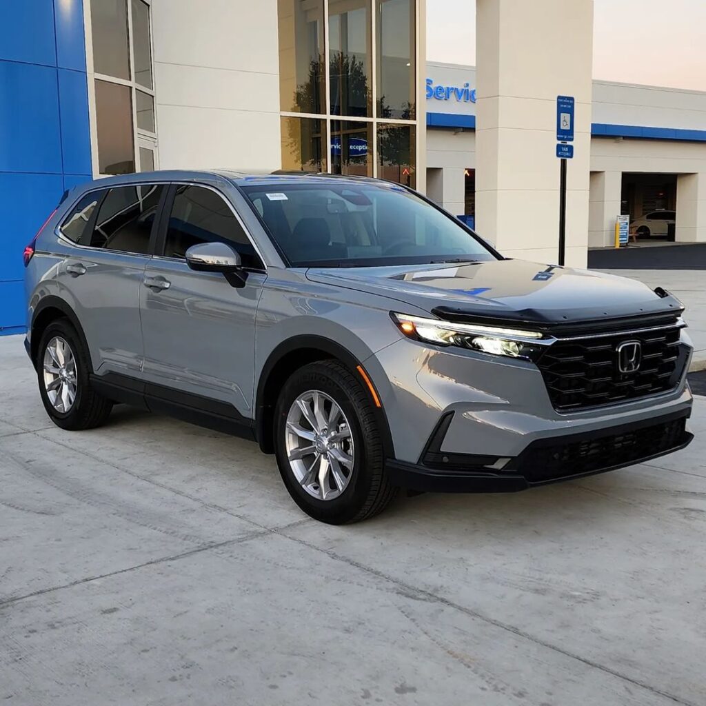 Urban Gray Pearl CR-V at The Sunset