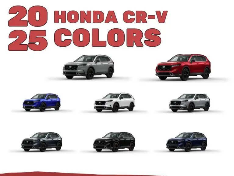 2025 & 2025 Honda CRV Interior Colors (w/ Photos)