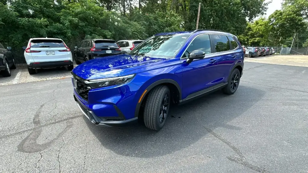 Honda CR-V Sport Touring Hybrid Shown in Still Night Pearl