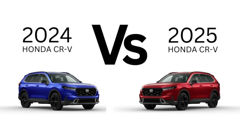 2024 vs 2025 Honda CR-V