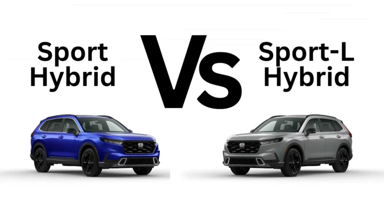 2025 Honda CR-V Sport Hybrid VS Sport-L: What’s the Difference?