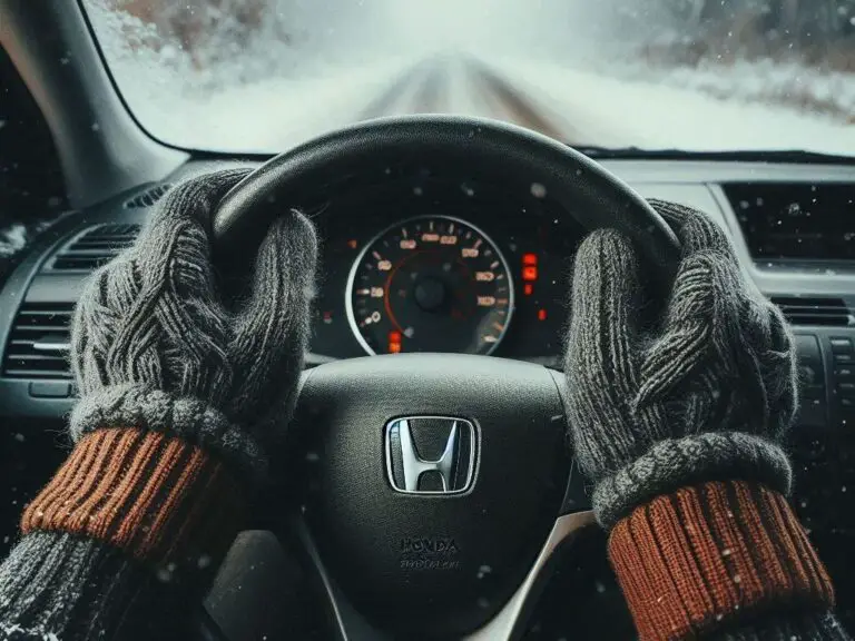 Winter Driving Behind The Steering Wheel