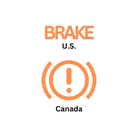 Amber Brake System Honda Warning