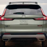 Tailgate Honda CRV Shown in Ash Green Metallic Color