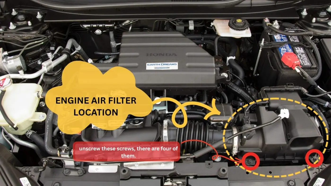 Honda CRV Engine Air FIlter Locations