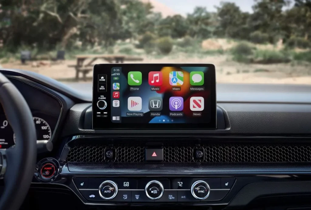 New Honda CRV with standard 9-inch Infotainment System and support wireless Apple CarPlay