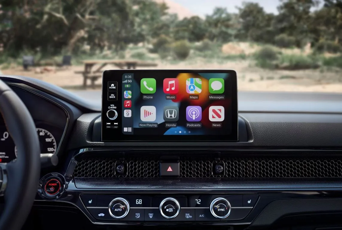 New Honda CRV with standard 9-inch Infotainment System and support wireless Apple CarPlay
