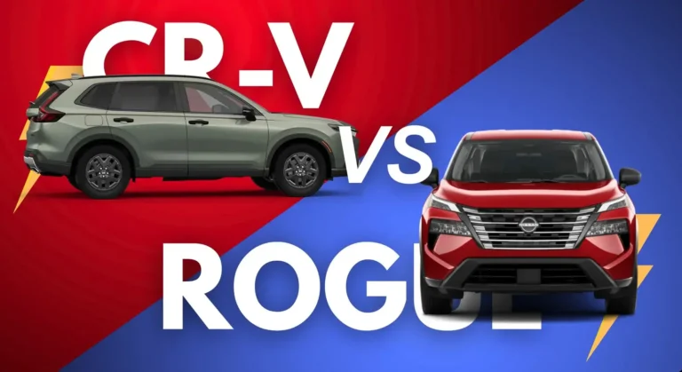 Honda CRV and Nissan Rogue Comparison
