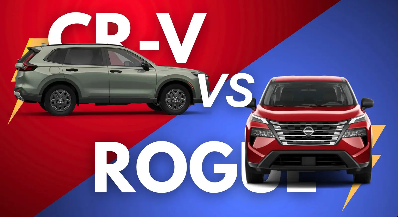 Honda CRV and Nissan Rogue Comparison