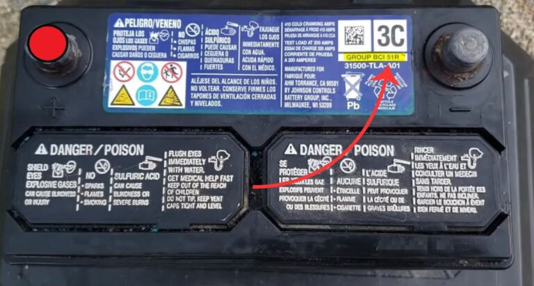Battery Group Information Code