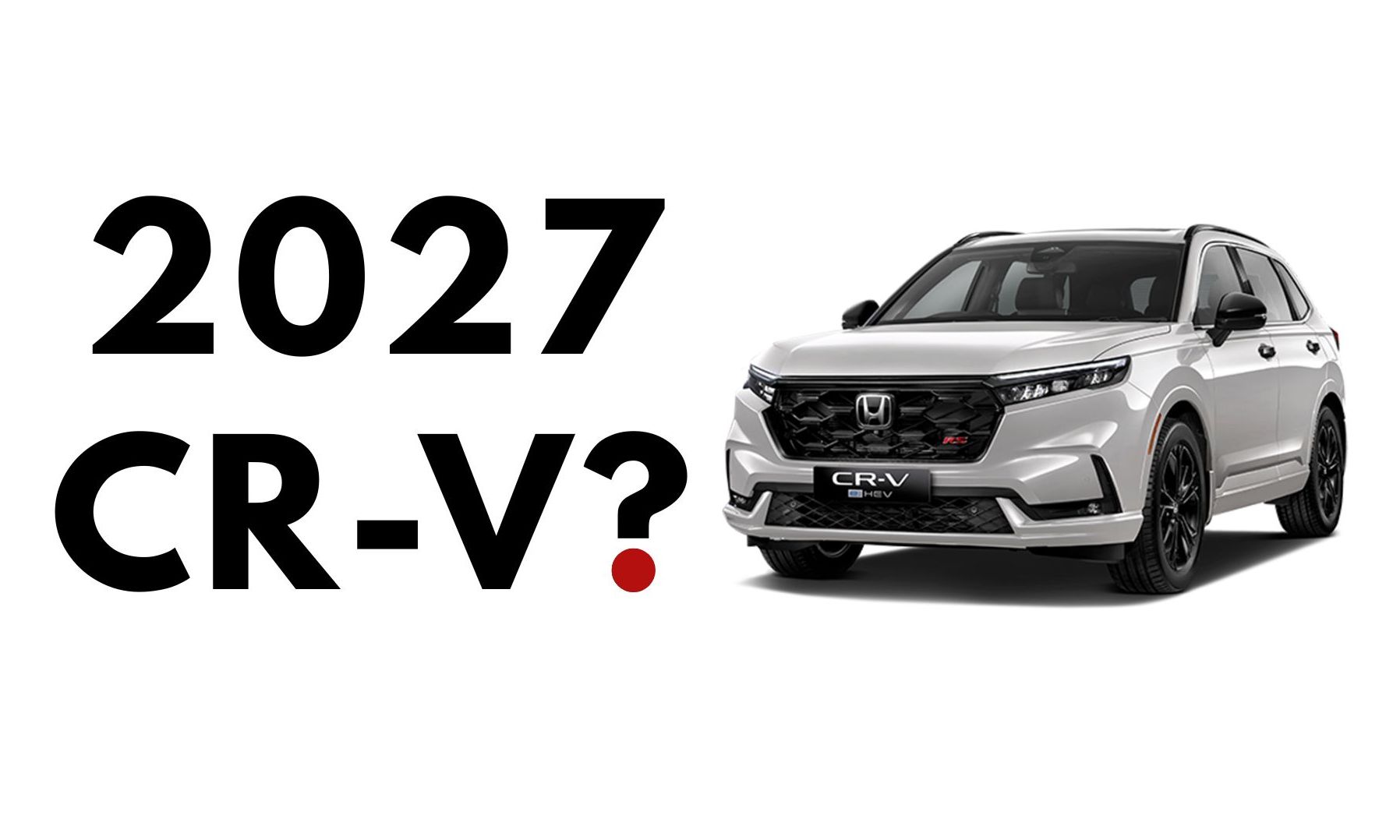 Upcoming Honda CRV ilustration