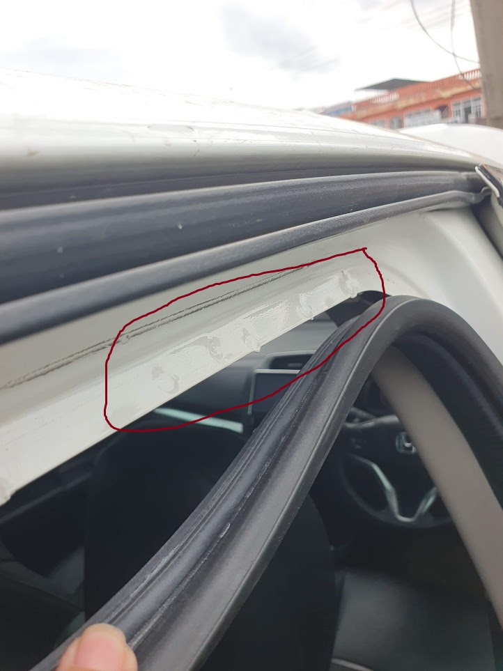 Welding Point from Suspected Accident Car