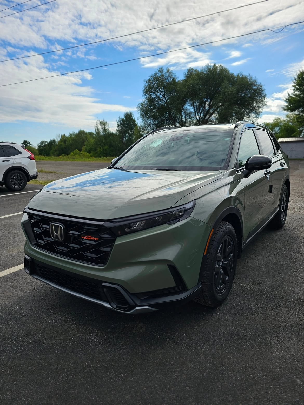 Honda CR-V TrailSport Hybrid Ash Green Metallic