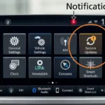 Honda System Update Notification